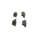 Brake Pad Set, disc brake BP2502 Bosch, Thumbnail 3