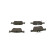 Brake Pad Set, disc brake BP2502 Bosch, Thumbnail 4