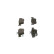 Brake Pad Set, disc brake BP2502 Bosch, Thumbnail 5