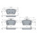 Brake Pad Set, disc brake BP2502 Bosch, Thumbnail 6