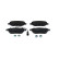 Brake pad set, disc brake BP2505 Bosch