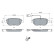 Brake pad set, disc brake BP2505 Bosch, Thumbnail 5