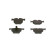 Brake pad set, disc brake BP2508 Bosch