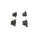 Brake pad set, disc brake BP2508 Bosch, Thumbnail 2