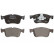 Brake Pad Set, disc brake BP2514 Bosch