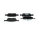 Brake Pad Set, disc brake BP2514 Bosch, Thumbnail 4