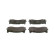 Brake Pad Set, disc brake BP2515 Bosch, Thumbnail 3