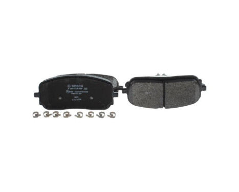 Brake pad set, disc brake BP2517 Bosch