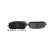 Brake pad set, disc brake BP2517 Bosch