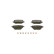 Brake Pad Set, disc brake BP2518 Bosch