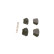 Brake Pad Set, disc brake BP2518 Bosch, Thumbnail 2