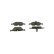 Brake Pad Set, disc brake BP252 Bosch, Thumbnail 7
