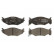 Brake Pad Set, disc brake BP2521 Bosch