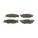 Brake Pad Set, disc brake BP2521 Bosch, Thumbnail 2