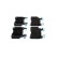 Brake Pad Set, disc brake BP2523 Bosch, Thumbnail 2