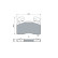 Brake Pad Set, disc brake BP2523 Bosch, Thumbnail 5