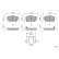 Brake Pad Set, disc brake BP2525 Bosch, Thumbnail 5