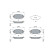 Brake Pad Set, disc brake BP2527 Bosch, Thumbnail 5