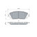 Brake Pad Set, disc brake BP2528 Bosch
