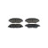 Brake Pad Set, disc brake BP2528 Bosch, Thumbnail 2
