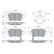 Brake Pad Set, disc brake BP2529 Bosch, Thumbnail 5