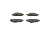 Brake pad set, disc brake BP2530 Bosch