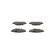 Brake pad set, disc brake BP2530 Bosch, Thumbnail 3