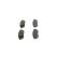 Brake pad set, disc brake BP2530 Bosch, Thumbnail 4