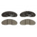 Brake Pad Set, disc brake BP2532 Bosch