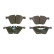 Brake Pad Set, disc brake BP2538 Bosch