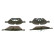 Brake Pad Set, disc brake BP2538 Bosch, Thumbnail 3