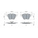 Brake Pad Set, disc brake BP2538 Bosch, Thumbnail 5