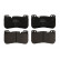 Brake Pad Set, disc brake BP2539 Bosch