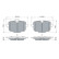 Brake Pad Set, disc brake BP2540 Bosch, Thumbnail 6