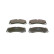 Brake Pad Set, disc brake BP2543 Bosch, Thumbnail 2