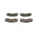 Brake Pad Set, disc brake BP2543 Bosch, Thumbnail 4