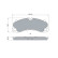 Brake Pad Set, disc brake BP2543 Bosch, Thumbnail 6