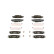 Brake Pad Set, disc brake BP2545 Bosch