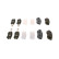 Brake Pad Set, disc brake BP2545 Bosch, Thumbnail 2