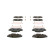 Brake Pad Set, disc brake BP2545 Bosch, Thumbnail 3