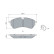 Brake Pad Set, disc brake BP2547 Bosch, Thumbnail 5