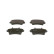 Brake pad set, disc brake BP2556 Bosch