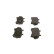 Brake pad set, disc brake BP2556 Bosch, Thumbnail 2