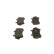 Brake pad set, disc brake BP2556 Bosch, Thumbnail 4