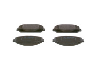 Brake pad set, disc brake BP2557 Bosch