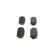Brake pad set, disc brake BP2557 Bosch, Thumbnail 2