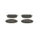 Brake pad set, disc brake BP2557 Bosch, Thumbnail 3