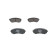 Brake Pad Set, disc brake BP256 Bosch, Thumbnail 3