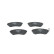 Brake Pad Set, disc brake BP256 Bosch, Thumbnail 6