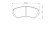 Brake Pad Set, disc brake BP256 Bosch, Thumbnail 8